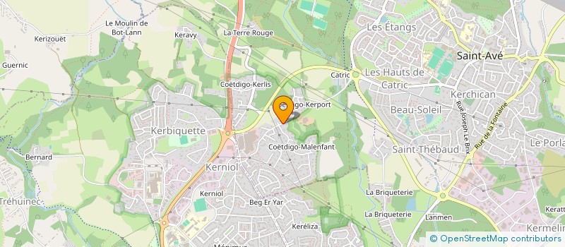 localisation de l'entreprise SCI VAL  SAINT-AVE