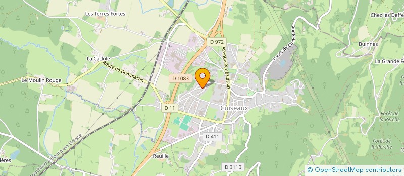 localisation de l'entreprise SCI VAL  DOMMARTIN-LES-CUISEAUX