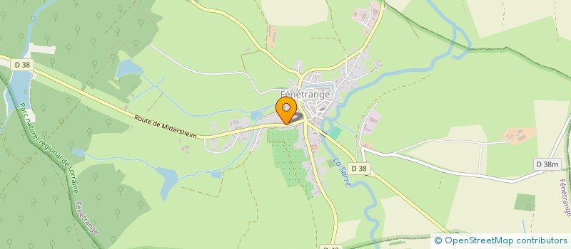 localisation de l'entreprise SCI VAL  FENETRANGE