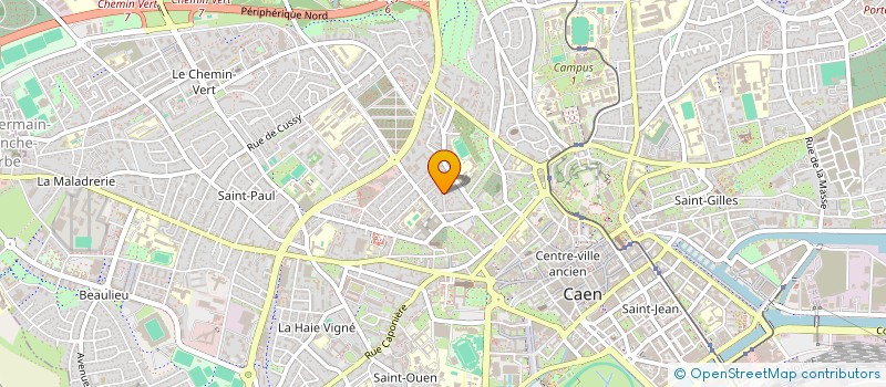 localisation de l'entreprise SCI VAL à CAEN