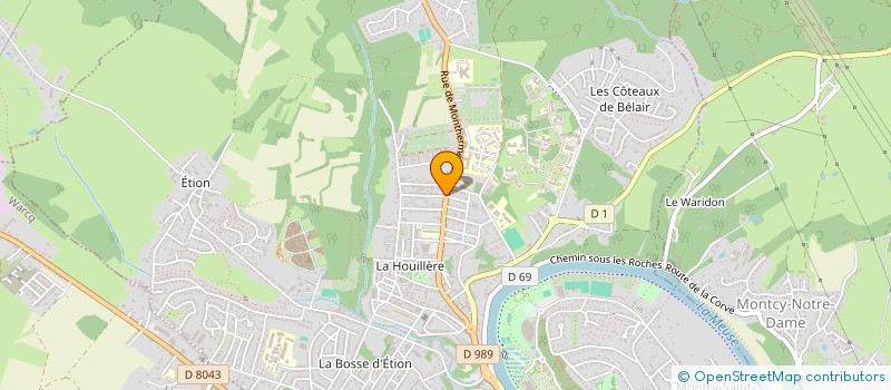 localisation de l'entreprise SCI VAL 83  CHARLEVILLE-MEZIERES
