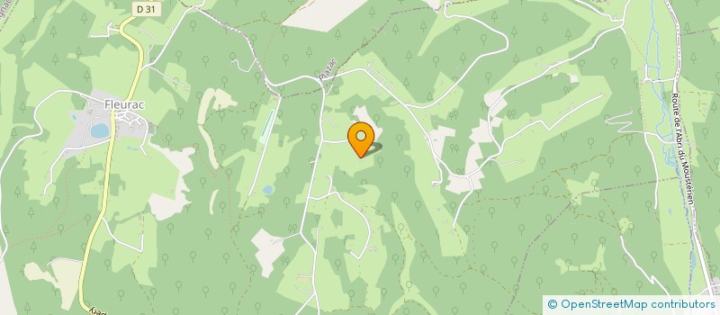 localisation de l'entreprise SCI VAL  FLEURAC