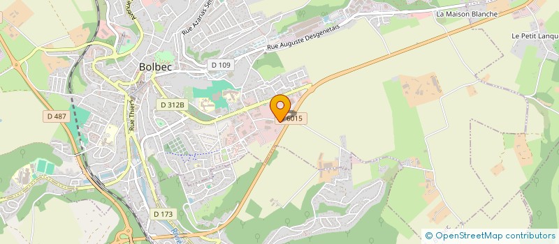 localisation de l'entreprise SCI VAL A LA REINE  BOLBEC