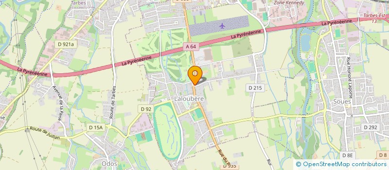 localisation de l'entreprise SCI VAL BEL  LALOUBERE