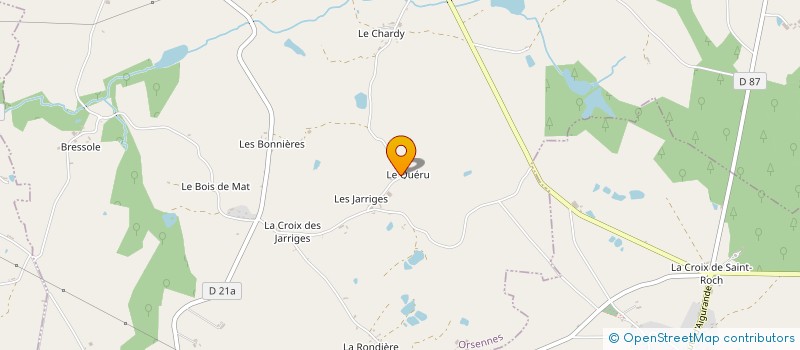 localisation de l'entreprise SCI VAL BERRY à ORSENNES