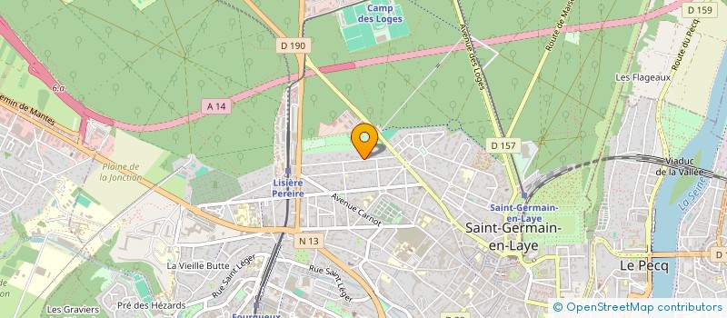 localisation de l'entreprise SCI VAL-BLANC  SAINT-GERMAIN-EN-LAYE