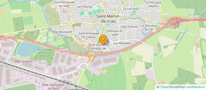 localisation de l'entreprise SCI VAL BREON à SAINT-MARTIN-DE-CRAU