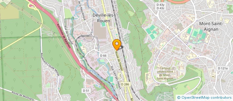 localisation de l'entreprise SCI VAL BRUXEL  DEVILLE-LES-ROUEN