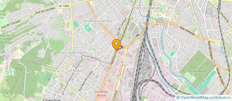 localisation de l'entreprise SCI VAL CHANTANT  DIJON
