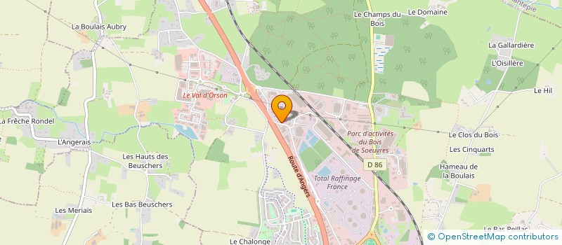 localisation de l'entreprise SCI VAL CM  VERN-SUR-SEICHE