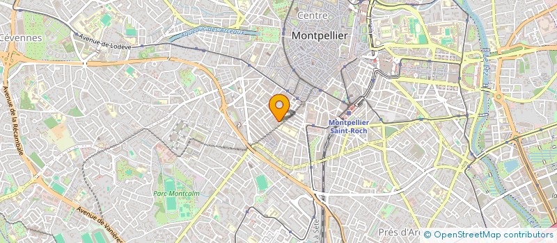 localisation de l'entreprise SCI VAL CROISETTE à MONTPELLIER
