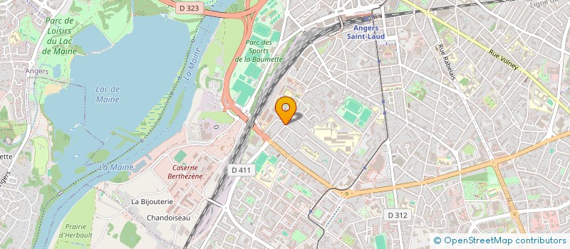 localisation de l'entreprise SCI VAL D'AC à ANGERS