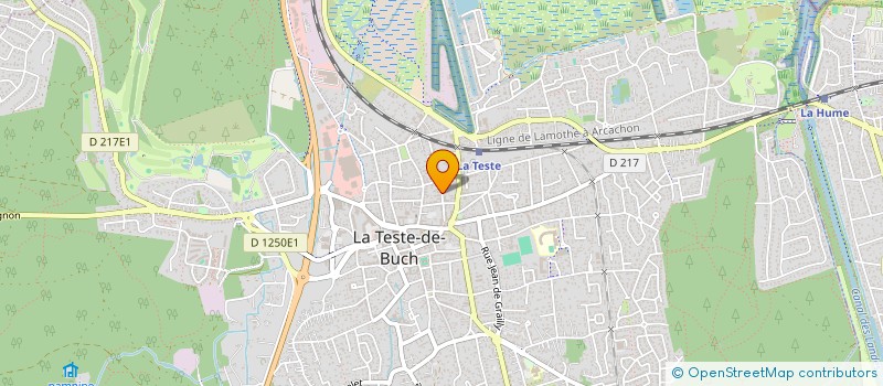localisation de l'entreprise SCI VAL D'ARAN PYRENEES  LA TESTE-DE-BUCH