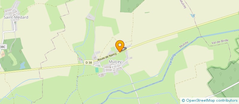 localisation de l'entreprise SCI VAL D'ARC  MULCEY