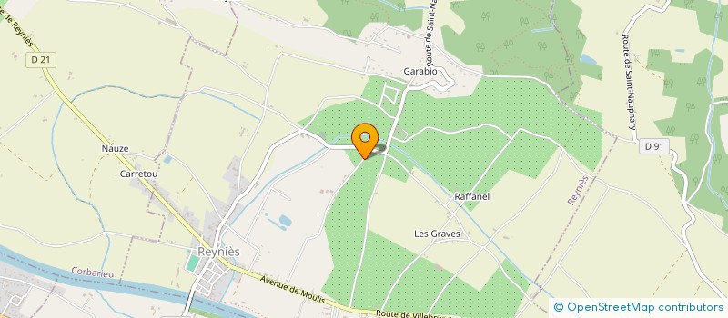 localisation de l'entreprise SCI VAL D'ARIZE  REYNIES