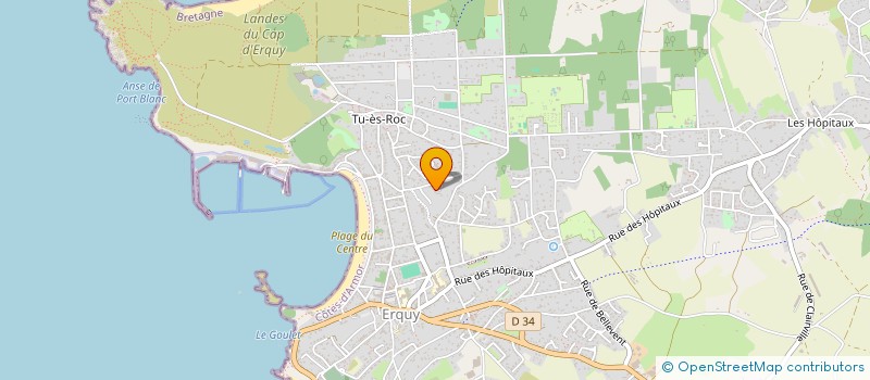 localisation de l'entreprise SCI VAL D'ARMOR  ERQUY