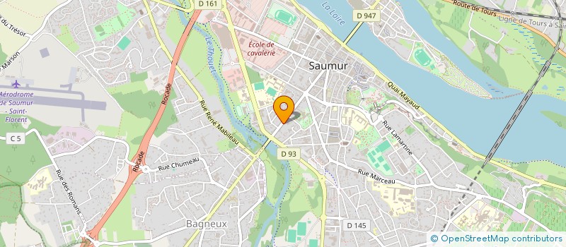 localisation de l'entreprise SCI VAL D ARVE  SAUMUR