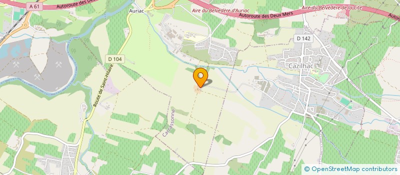 localisation de l'entreprise SCI VAL D'ASPE à CARCASSONNE