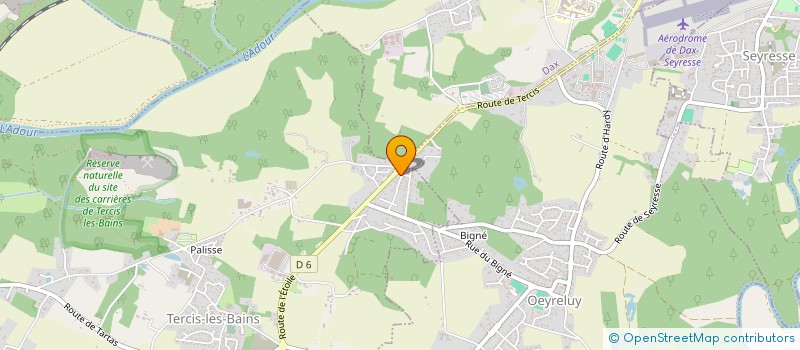 localisation de l'entreprise SCI VAL D'AZUN à TERCIS-LES-BAINS
