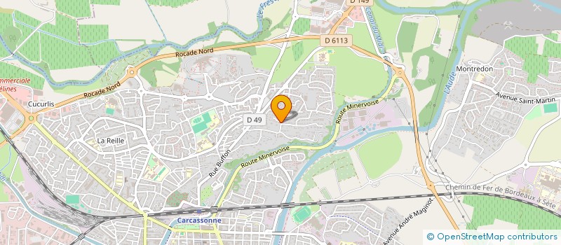 localisation de l'entreprise SCI VAL D ENGHIEN à CARCASSONNE