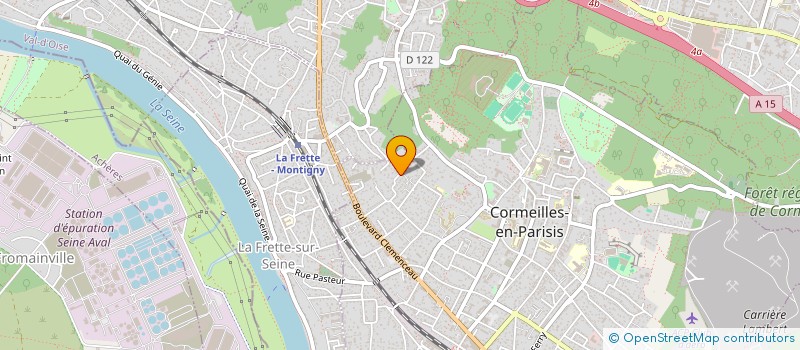 localisation de l'entreprise SCI VAL D'OR  CORMEILLES-EN-PARISIS