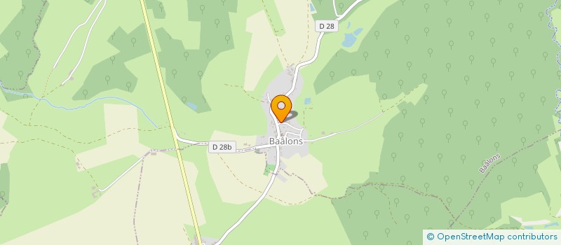 localisation de l'entreprise SCI VAL D'OR  BAALONS