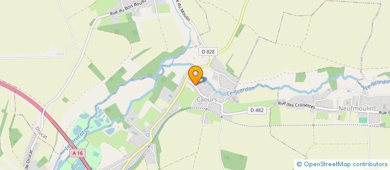 localisation de l'entreprise SCI VAL DE CAUX à COURSEULLES-SUR-MER