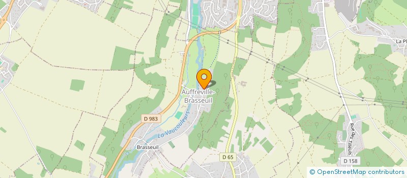 localisation de l'entreprise SCI VAL DE GARANCE  AUFFREVILLE-BRASSEUIL