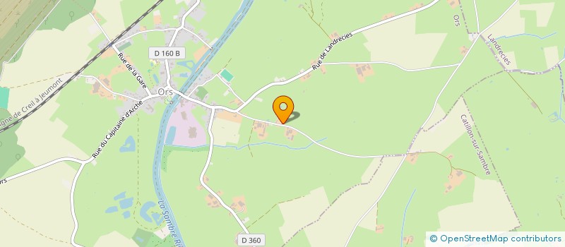 localisation de l'entreprise SCI VAL DE L'OMIGNON  ORS