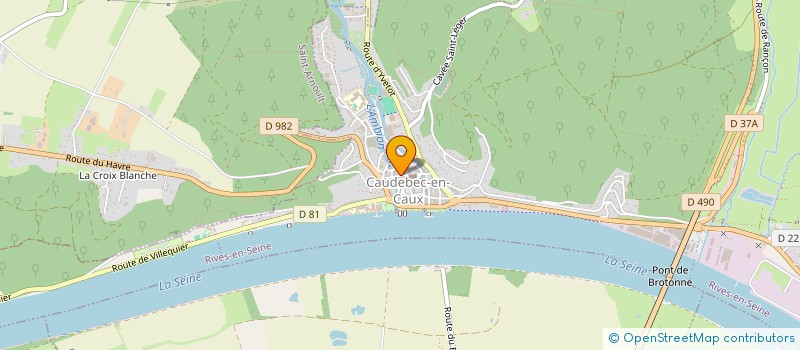 localisation de l'entreprise SCI VAL DE LA REINE  RIVES-EN-SEINE