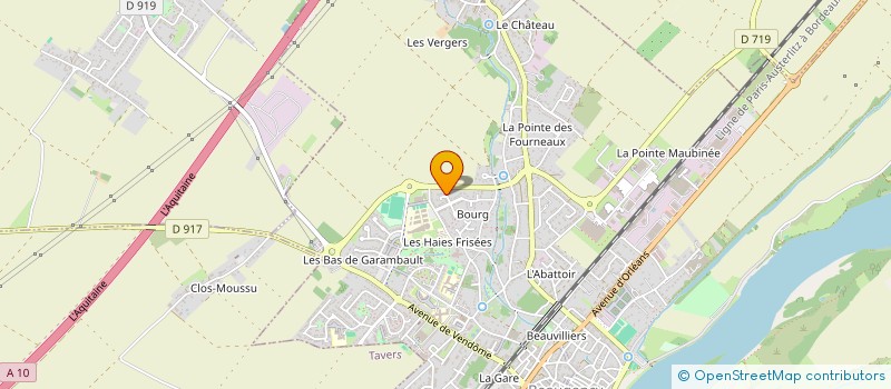 localisation de l'entreprise SCI VAL DE LOIRE  BEAUGENCY