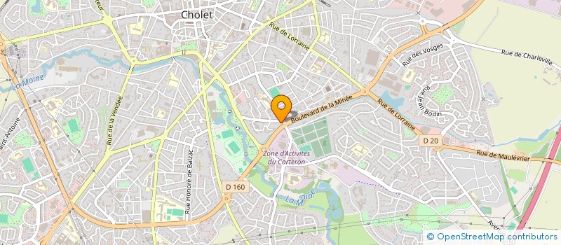 localisation de l'entreprise SCI VAL DE MOINE à CHOLET