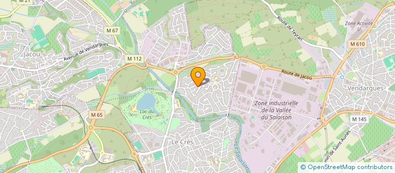 localisation de l'entreprise SCI VAL DE SAINT-CYPRIEN  LE CRES