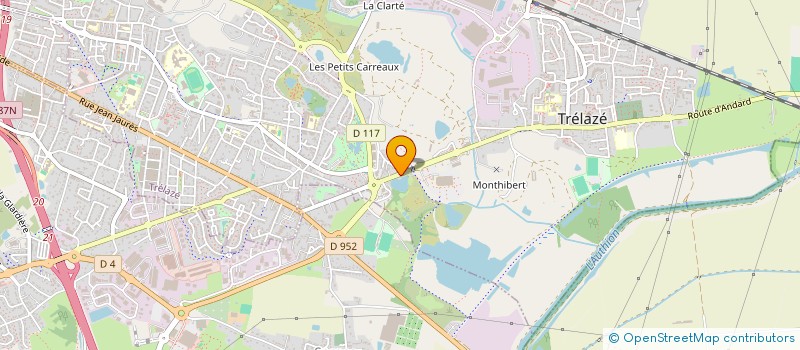 localisation de l'entreprise SCI VAL DE SARTHE  TRELAZE