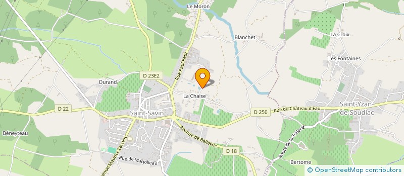 localisation de l'entreprise SCI VAL DE SAYE à SAINT-SAVIN