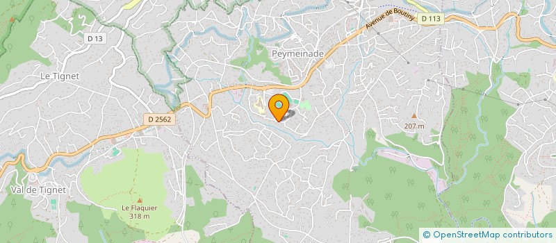 localisation de l'entreprise SCI VAL DE SUYE  PEYMEINADE