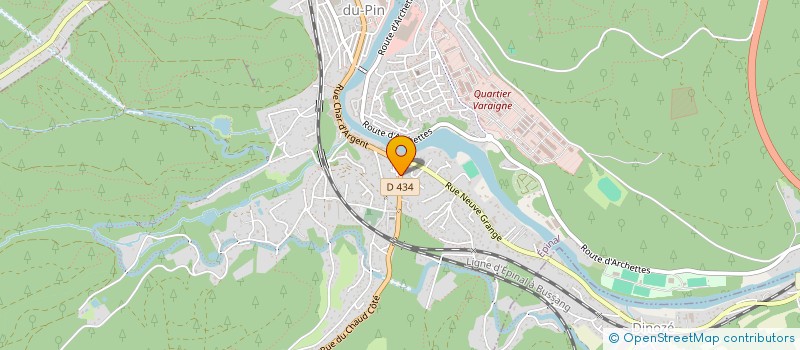 localisation de l'entreprise SCI VAL DE TELHAS à EPINAL