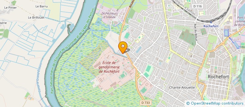 localisation de l'entreprise SCI VAL DE VEZ  ROCHEFORT