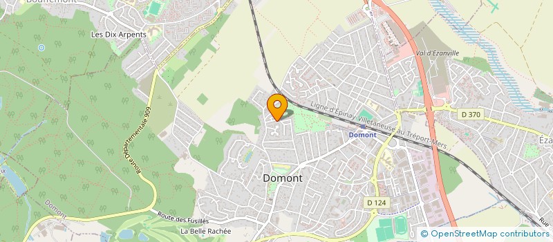 localisation de l'entreprise SCI VAL DOMONT  DOMONT