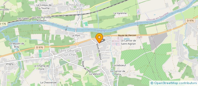 localisation de l'entreprise SCI VAL DU CHER  SAINT-GEORGES-SUR-CHER