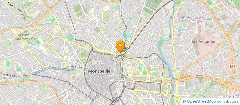 localisation de l'entreprise SCI VAL DU FONT TROUVE URBAT à MONTPELLIER