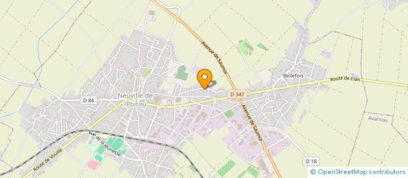 localisation de l'entreprise SCI VAL DU PLATEAU  CHAMPIGNY EN ROCHEREAU