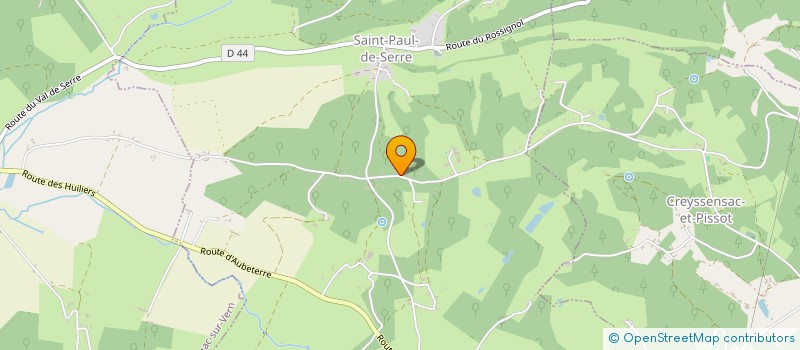 localisation de l'entreprise SCI VAL EN TIN  VEYRINES-DE-VERGT