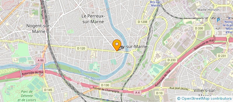 localisation de l'entreprise SCI VAL'ERIC  LE PERREUX-SUR-MARNE