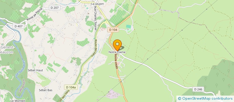 localisation de l'entreprise SCI VAL & FLO  LABLACHERE