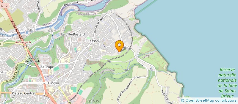 localisation de l'entreprise SCI VAL FRANC L'HAUTIL à SAINT-BRIEUC