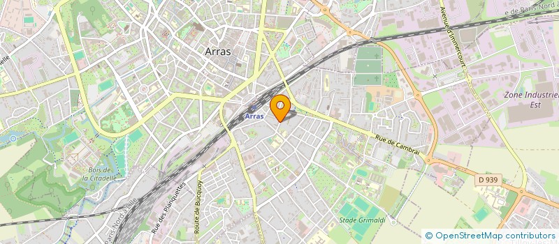 localisation de l'entreprise SCI VAL & FRED à ARRAS