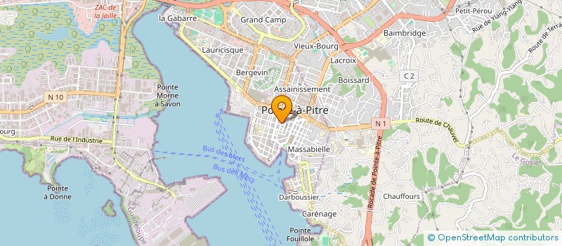 localisation de l'entreprise SCI VAL-GASS à POINTE-A-PITRE