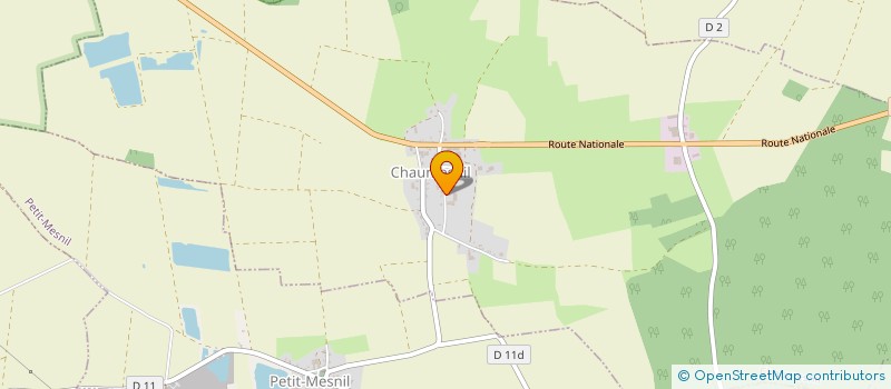 localisation de l'entreprise SCI VAL HYZARD  CHAUMESNIL