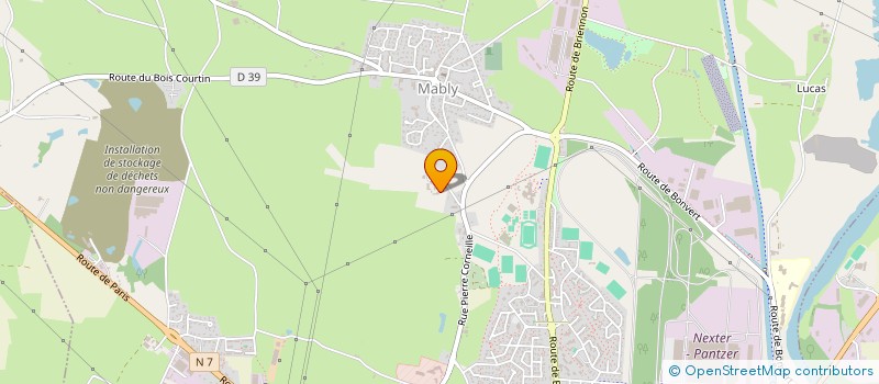 localisation de l'entreprise SCI VAL IMMO  MABLY